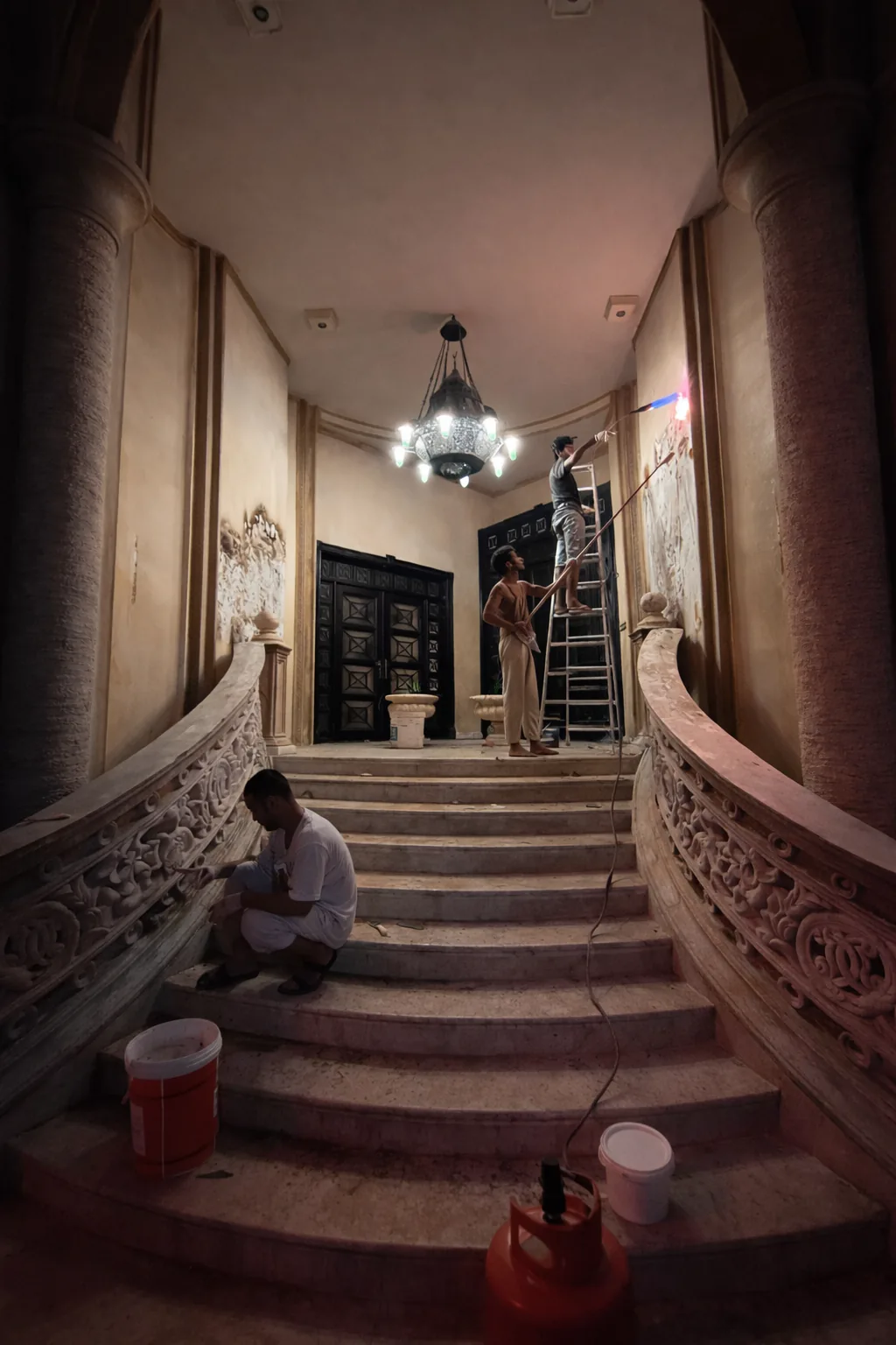 Professional engineering supervision on site